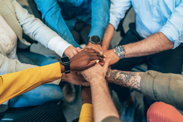Community hands together